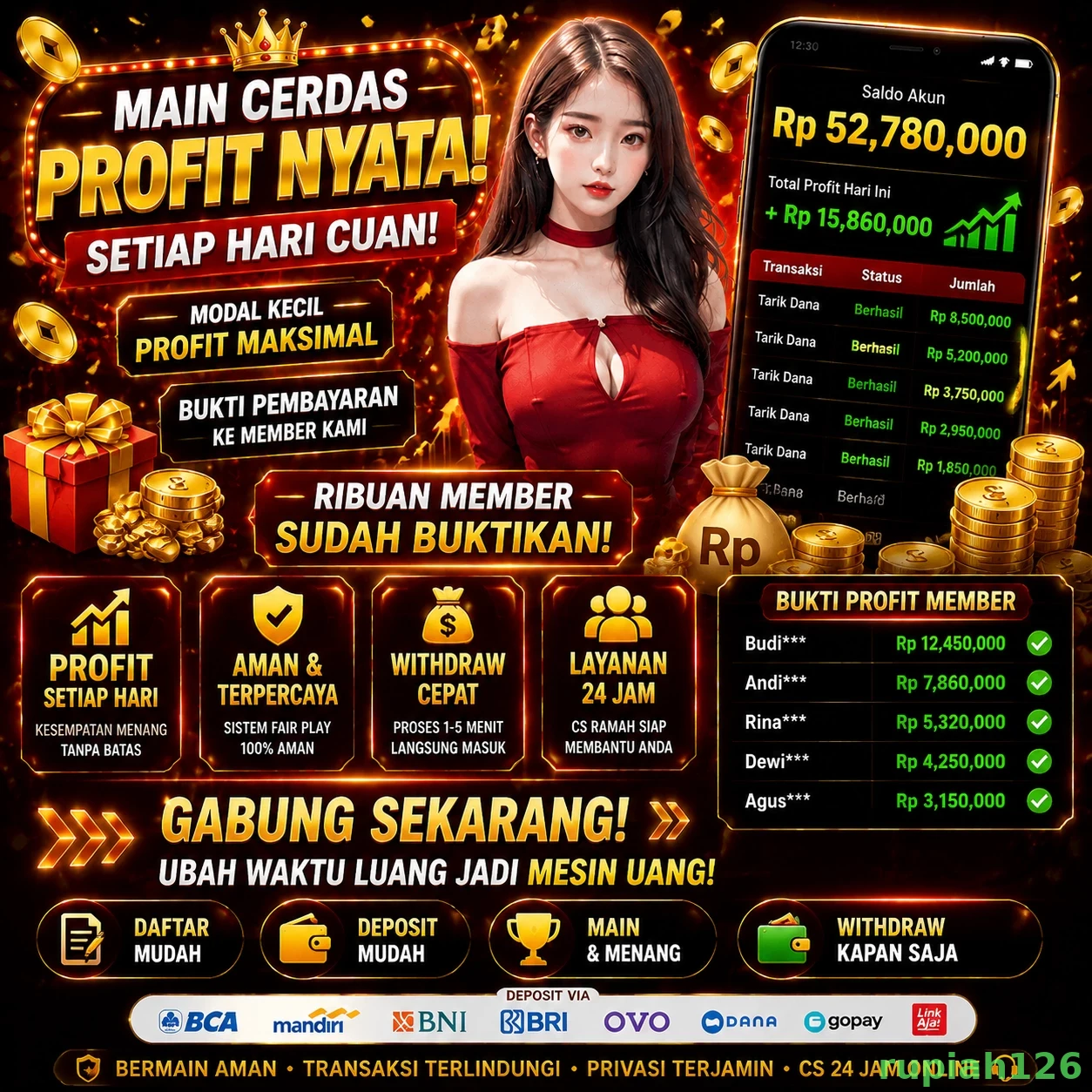 rupiah126: Temukan Kesenangan Bermain Game Arcade Kini Juga!